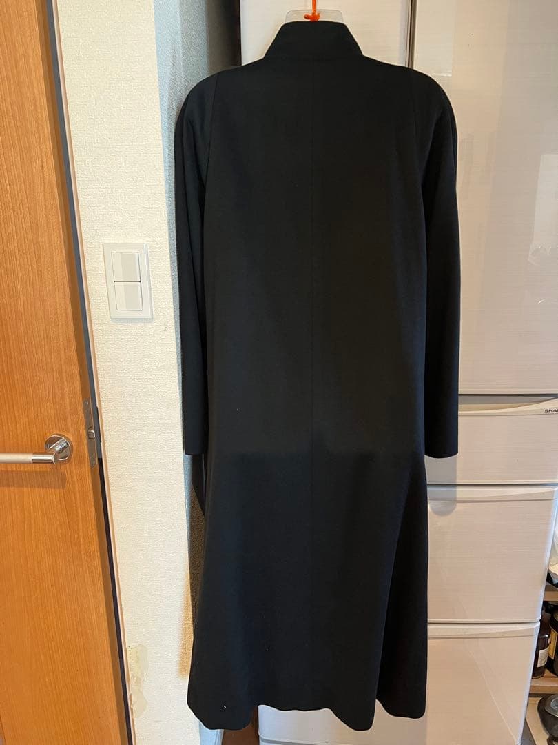 極美品YELL MIWA PIACENZA 極上カシミヤ100% ロングコート黒