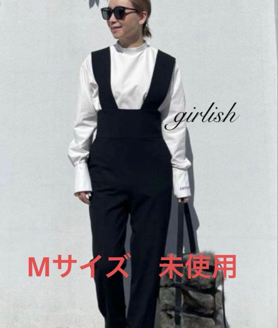 girlish st.cecilia サロペット　黒　Mサイズ　未使用