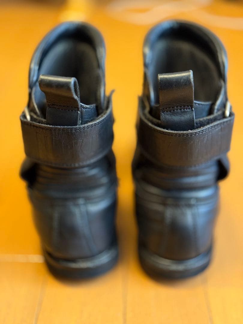 KADOYAカドヤ　ブラックアンクル　革ブーツ26.5cm