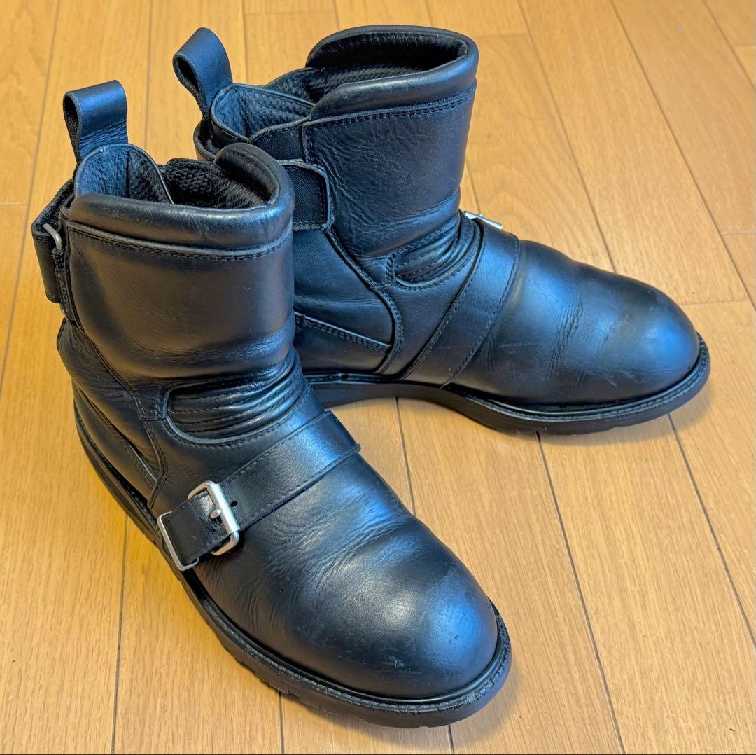 KADOYAカドヤ　ブラックアンクル　革ブーツ26.5cm