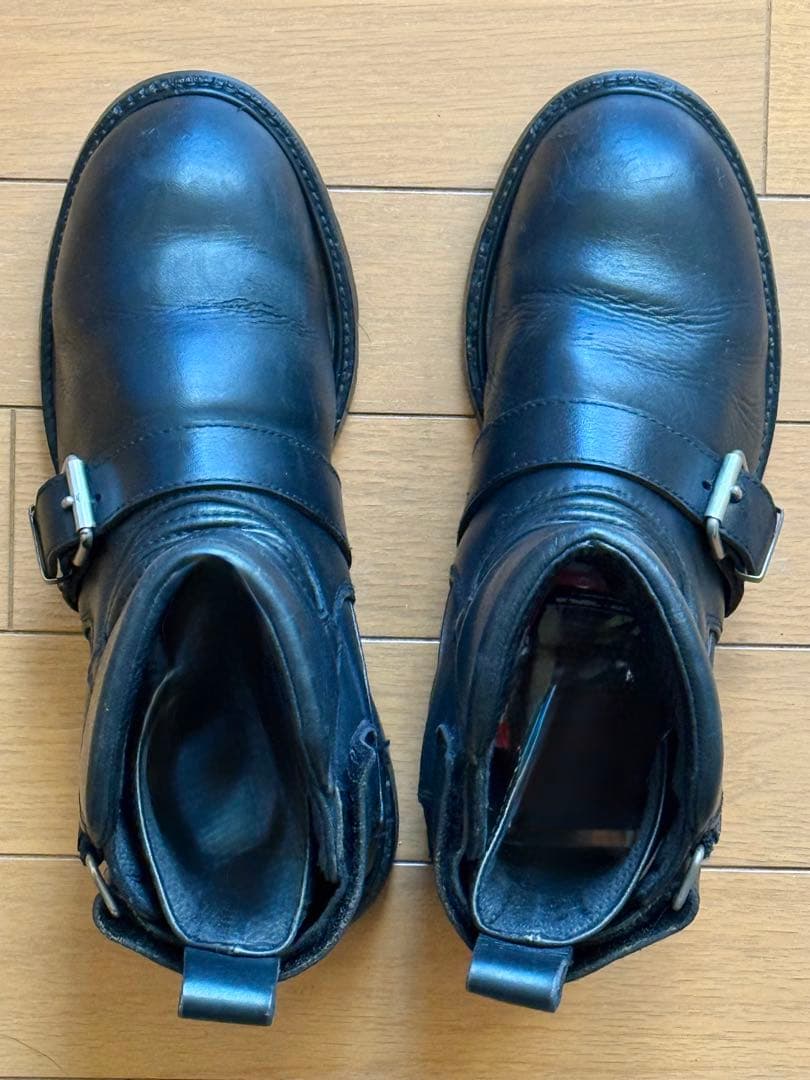 KADOYAカドヤ　ブラックアンクル　革ブーツ26.5cm