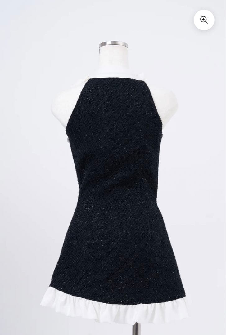 BELEAR MIMI タグ付き　ツイードパールミニワンピース