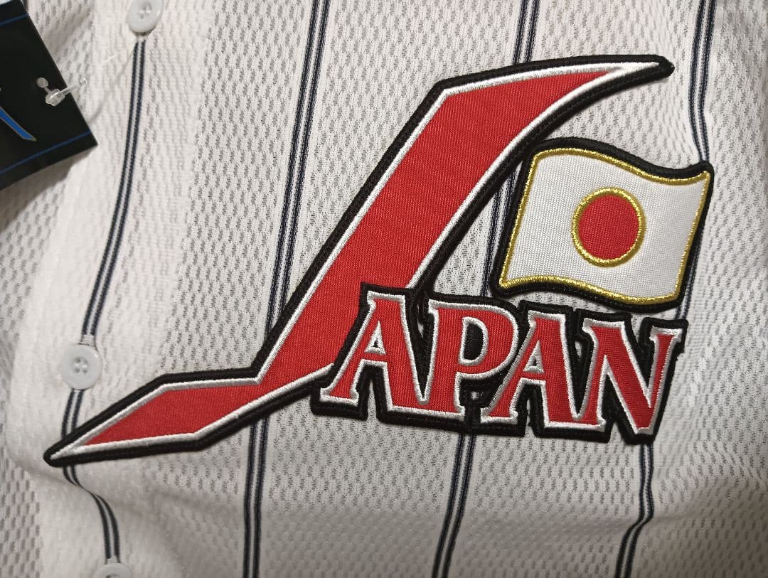 ミズノ 侍ジャパン 稲葉篤紀 #41 2008北京五輪ユニフォーム 紙タグ付き