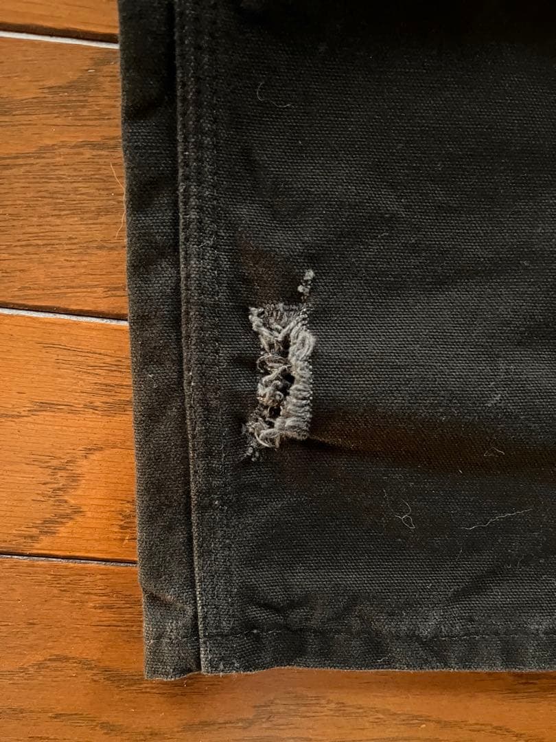 CARHARTT DOUBLE KNEE ブラック　カーハート　ダブルニー