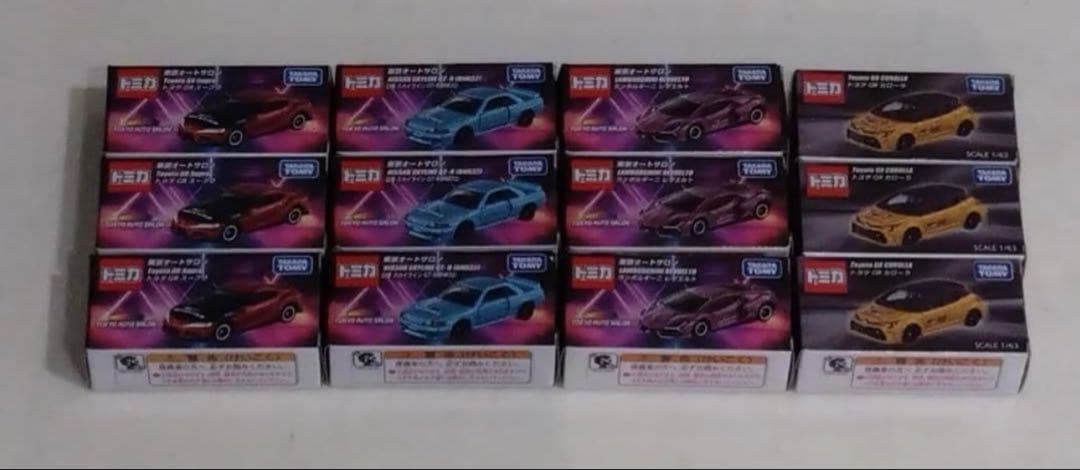 東京オートサロン2026トミカ12台スープラ/BNR32/レヴエルト/カローラb