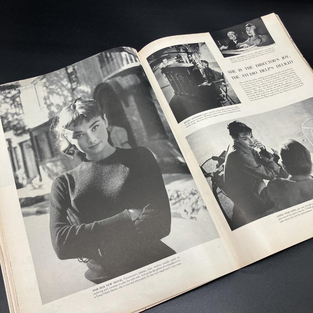 1950年代　当時物　オードリーヘップバーン 表紙　LIFE誌　ビンテージ雑誌