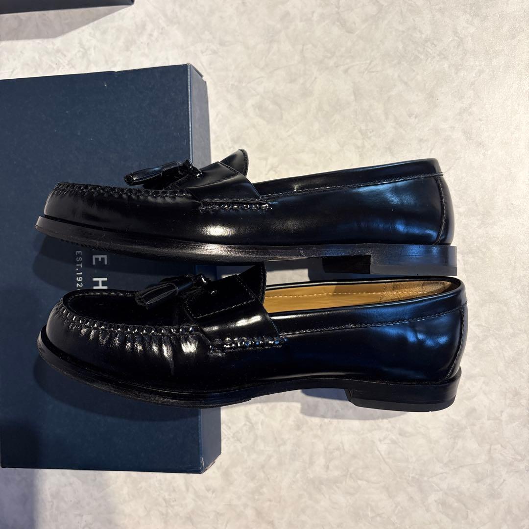 COLE HAAN メンズローファー ⒏５(新品未使用品別注ラバーソール付き‼️)