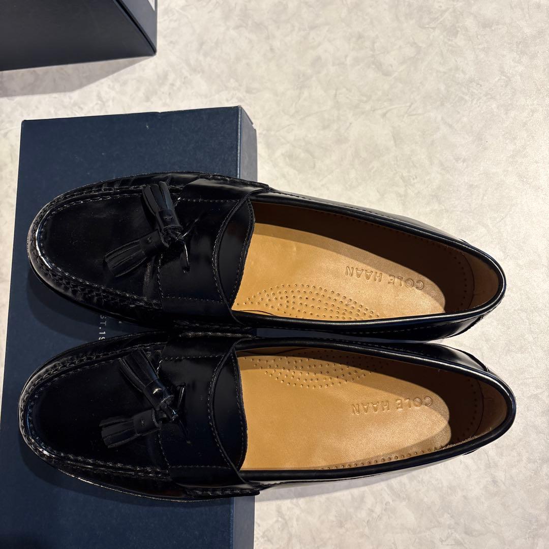 COLE HAAN メンズローファー ⒏５(新品未使用品別注ラバーソール付き‼️)