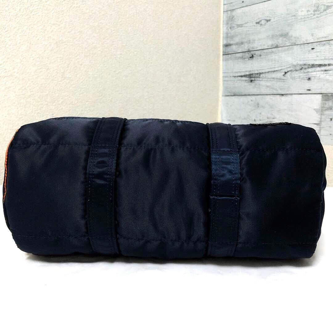 未使用級✨希少 ポーター タンカー ミニダッフルS アイアンブルー 金ファスナー