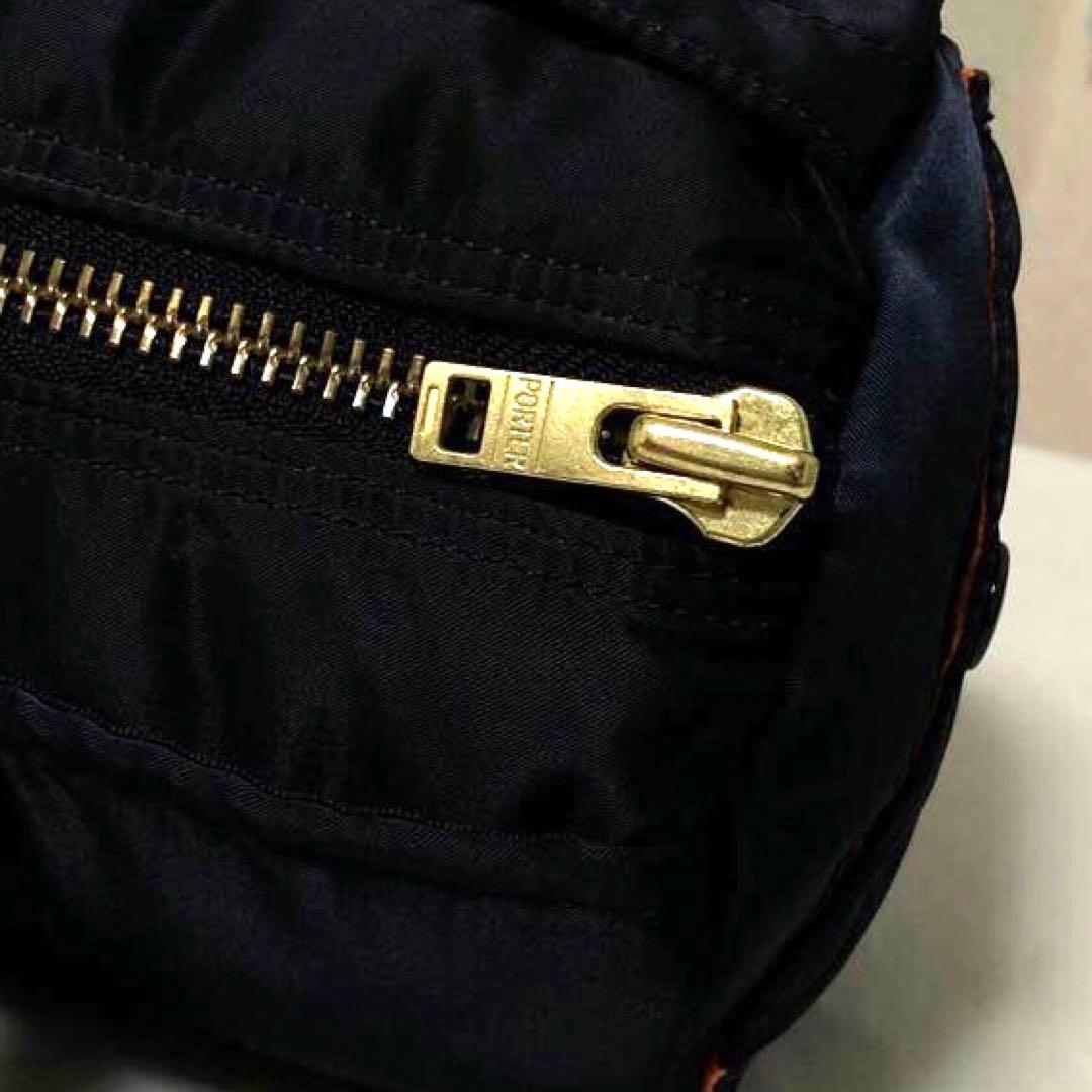 未使用級✨希少 ポーター タンカー ミニダッフルS アイアンブルー 金ファスナー