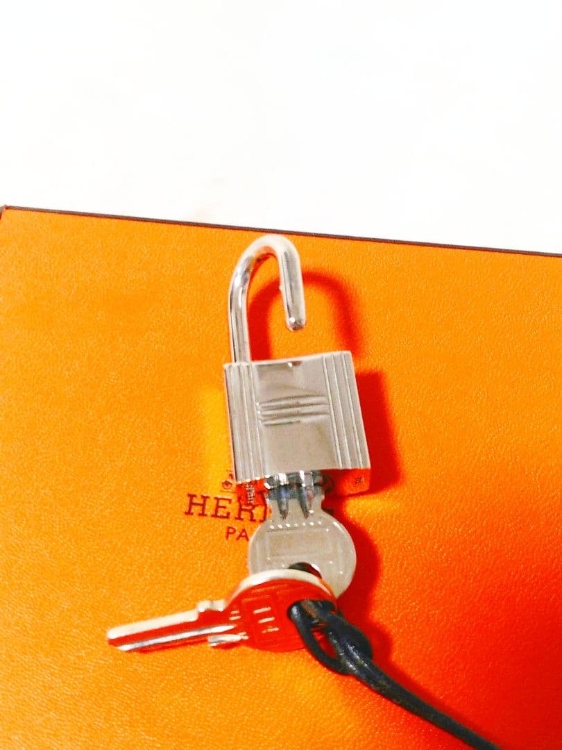 HERMES エルメス カデナ南京錠パドロック鍵2ケ
