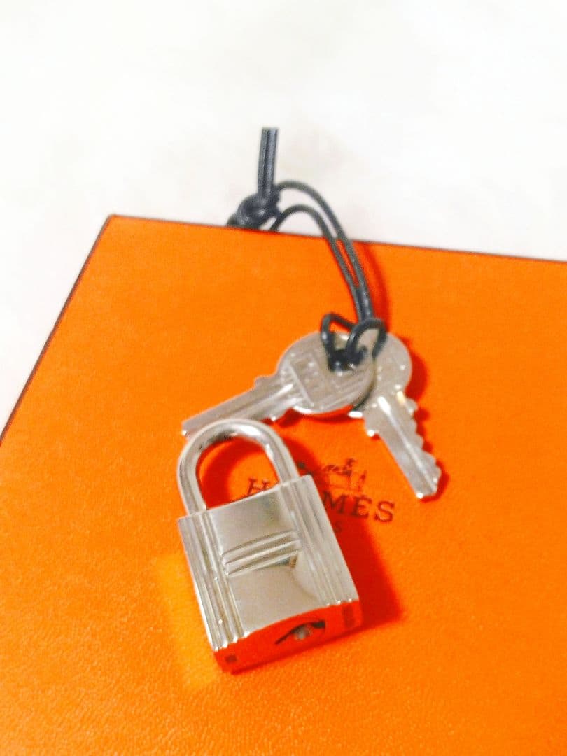 HERMES エルメス カデナ南京錠パドロック鍵2ケ