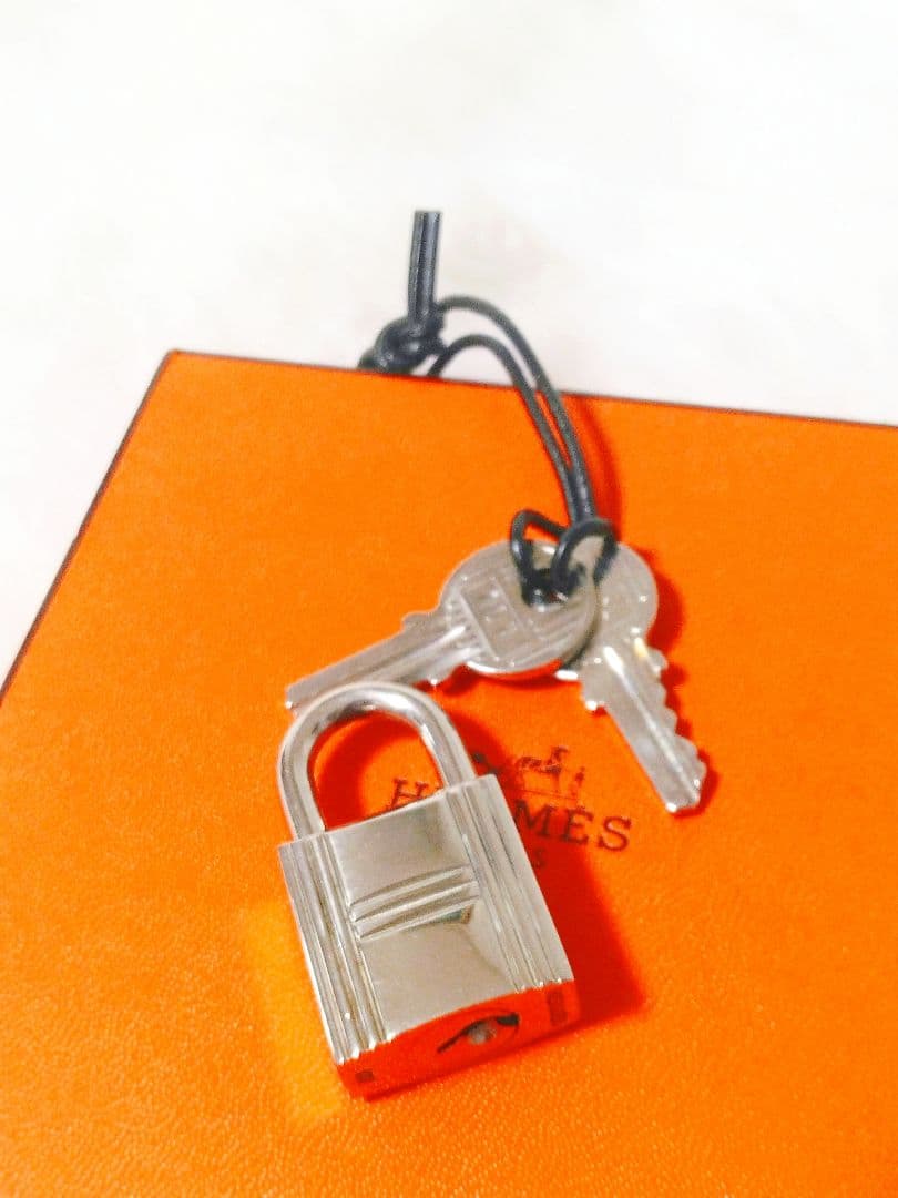 HERMES エルメス カデナ南京錠パドロック鍵2ケ