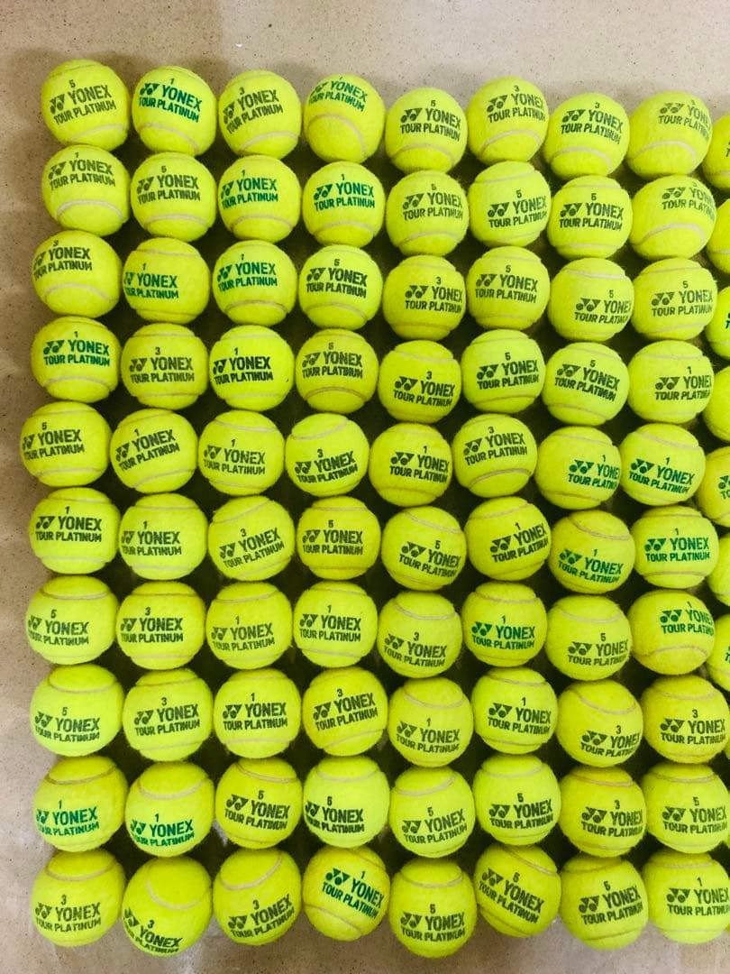 ITF公認球 ヨネックス ツアープラチナム 4〜5試合使用 113球