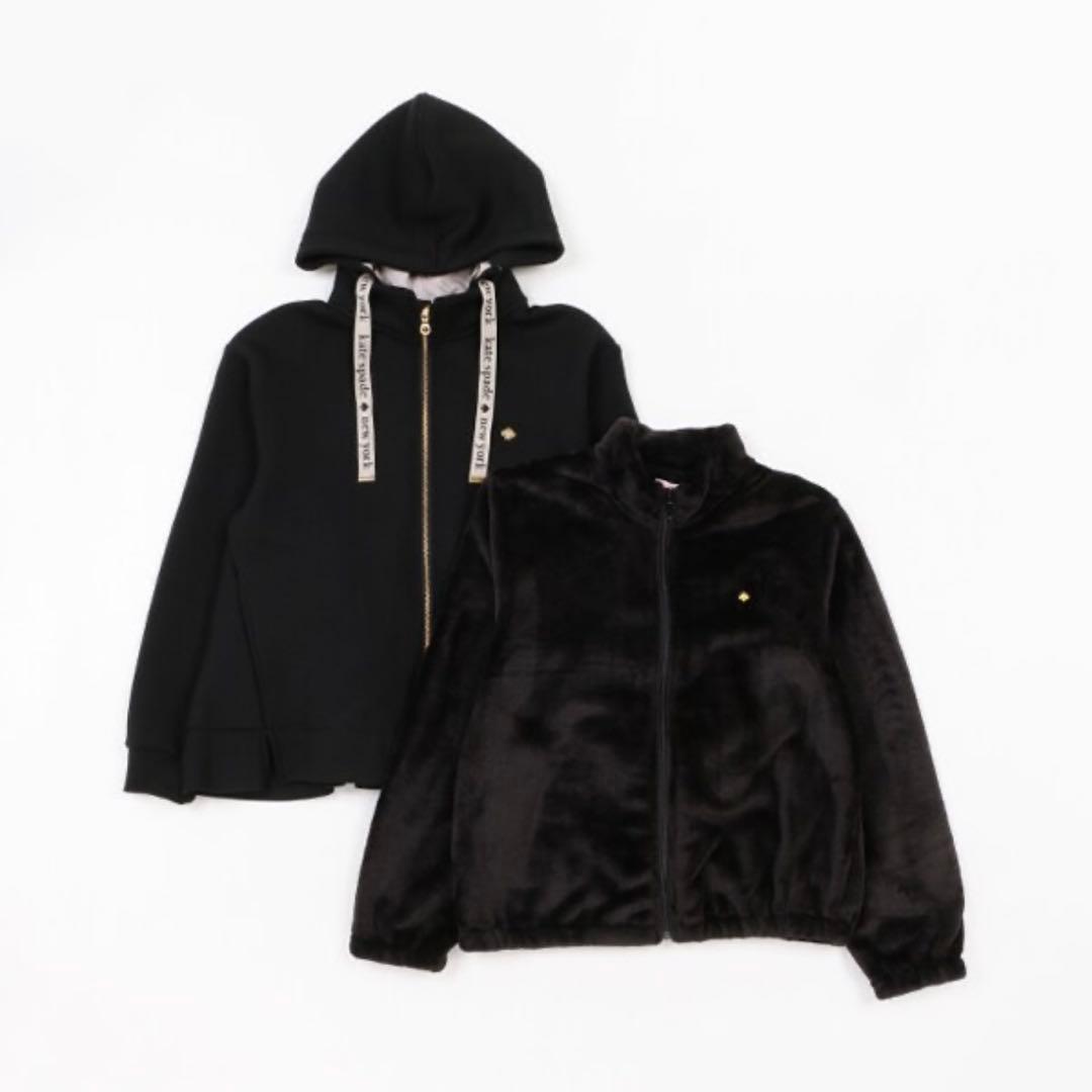 ケイトスペードニューヨーク【極美品】 160 3wayパーカ