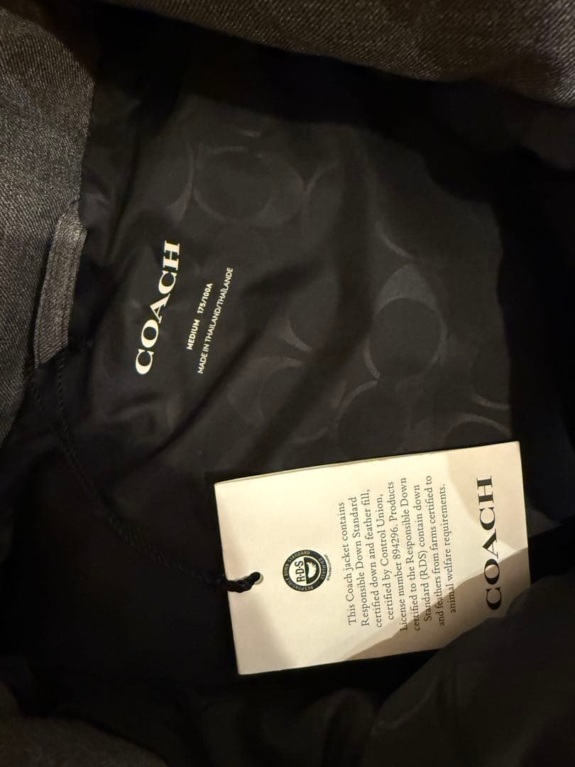 [一時的値下げ] COACH ダウンベスト タグ付き 新品未使用 コーチ