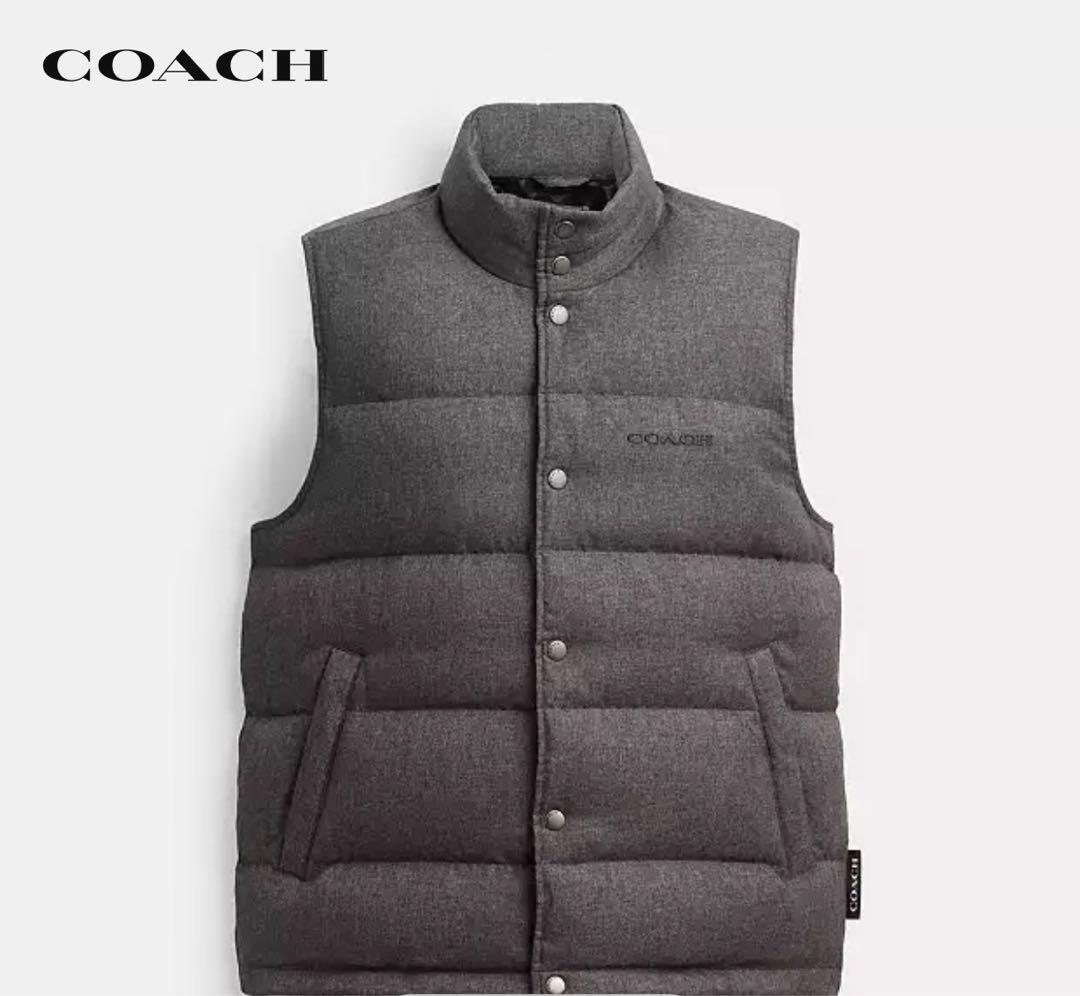 [一時的値下げ] COACH ダウンベスト タグ付き 新品未使用 コーチ