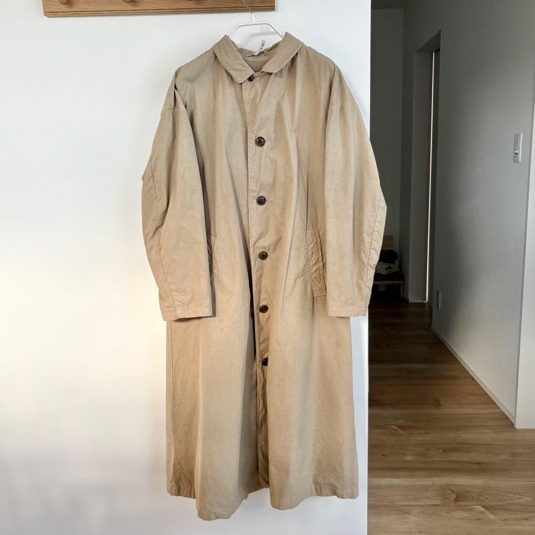 【nestRobe】ネストローブ スーピマコットンステンカラーコート