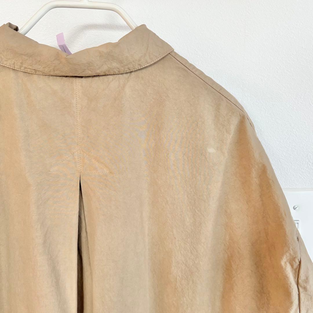 【nestRobe】ネストローブ スーピマコットンステンカラーコート