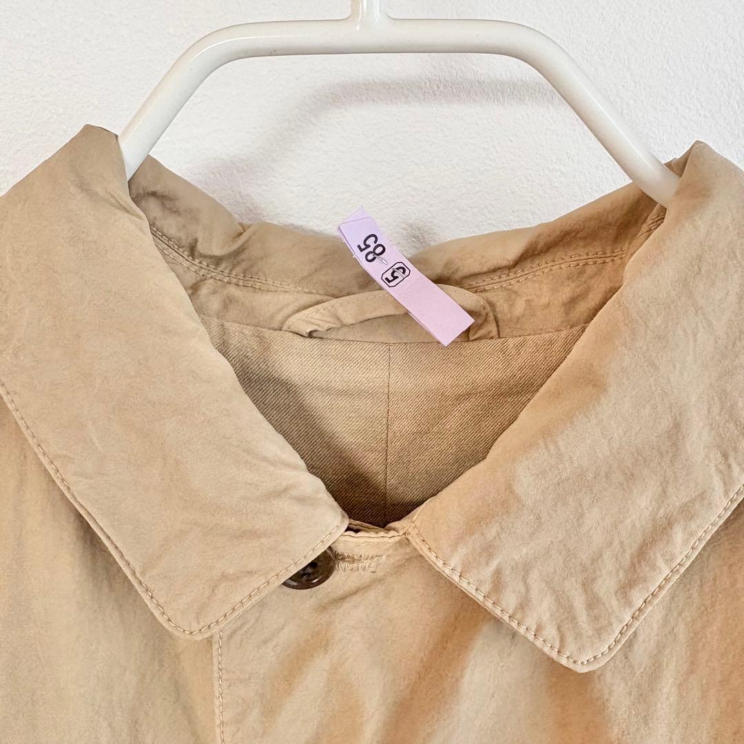 【nestRobe】ネストローブ スーピマコットンステンカラーコート