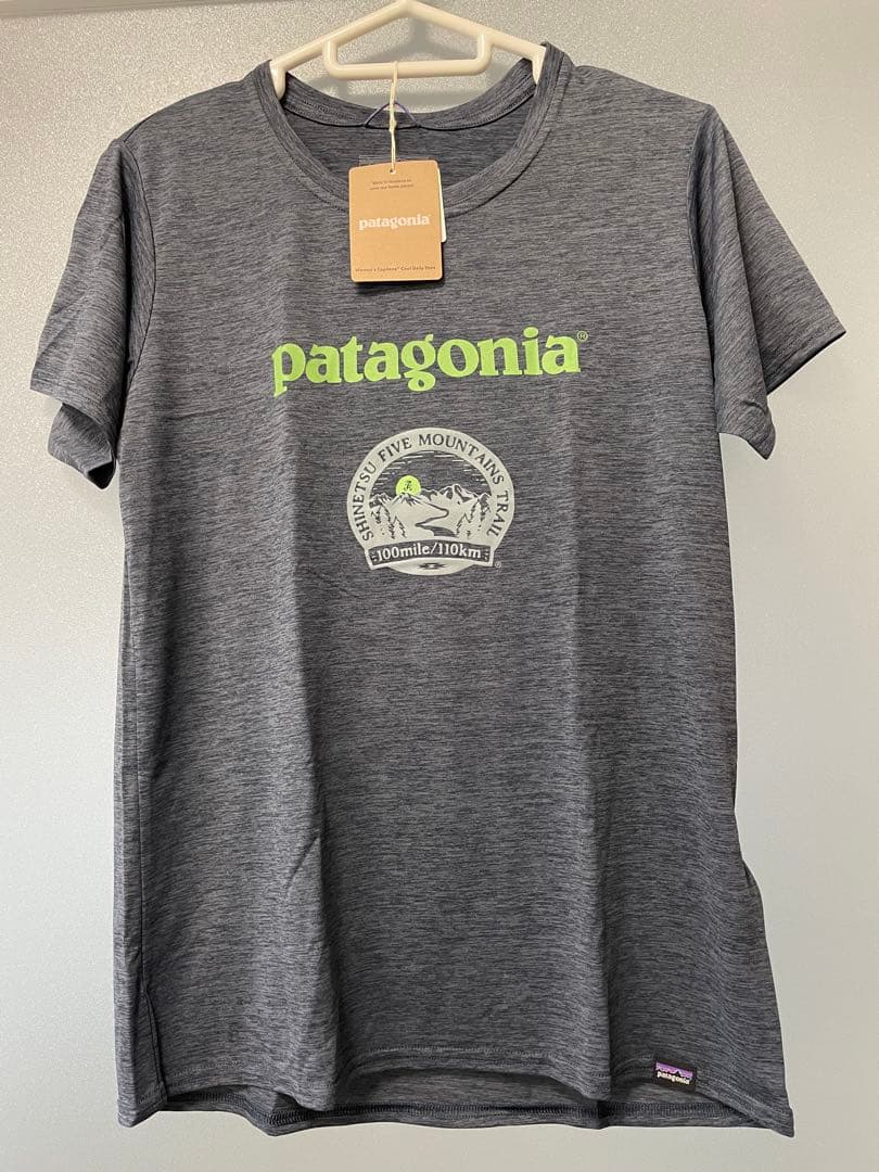 【非売品】信越五岳2025 patagonia Tシャツ(ブルーグレー)