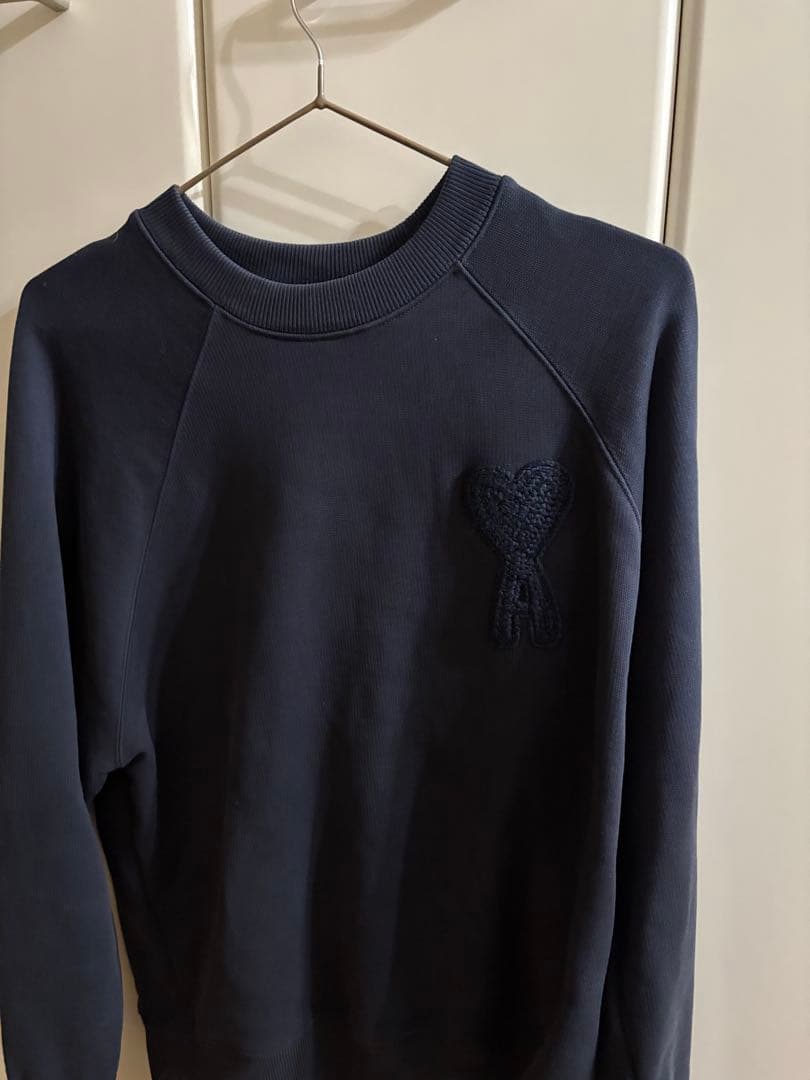ami ネイビー トレーナー Sサイズ　ユニセックスサイズ
