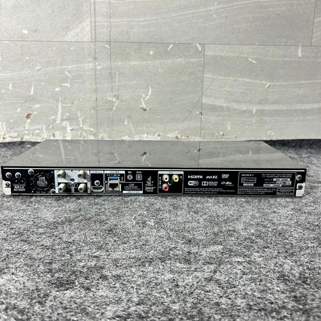 SONY ブルーレイレコーダー 2番組同時録画 BDZ-ZW500 d5194