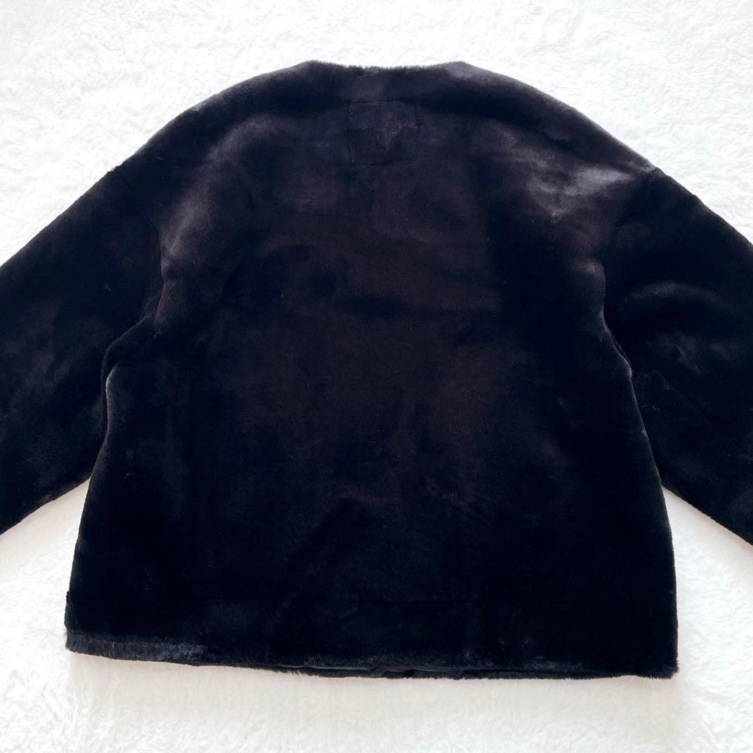 ZARA ザラ　フェイクファージャケット　金ボタン　ZW コレクション