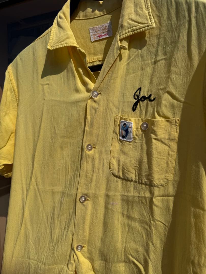 よ 70's レーヨン ボーリングシャツ