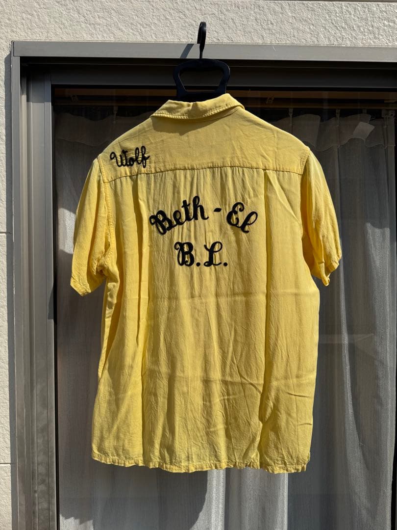 よ 70's レーヨン ボーリングシャツ