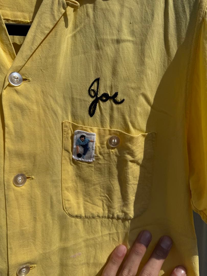 よ 70's レーヨン ボーリングシャツ