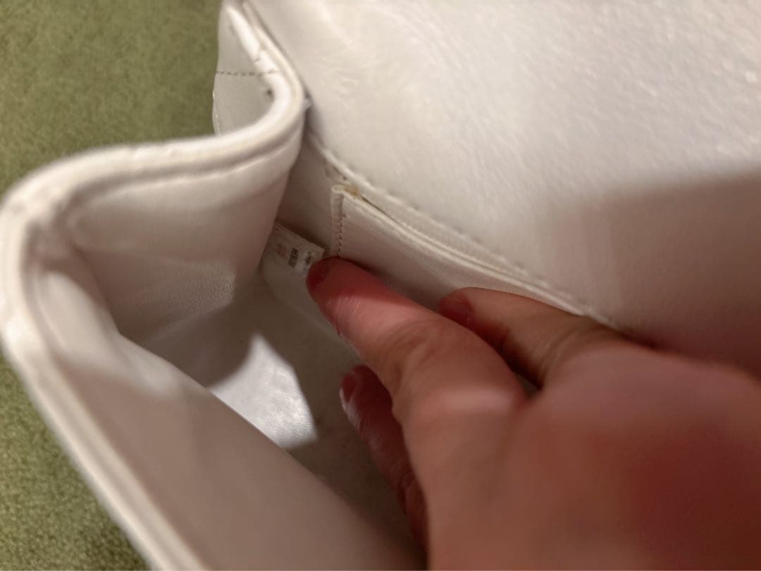 Chanel ホワイト キルティング ハンドバッグノベルティ