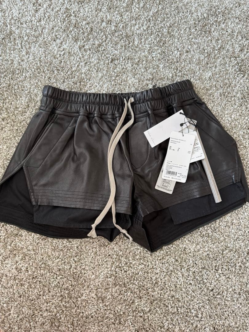 a様　Rick Owens FOG Boxers Black Shorts