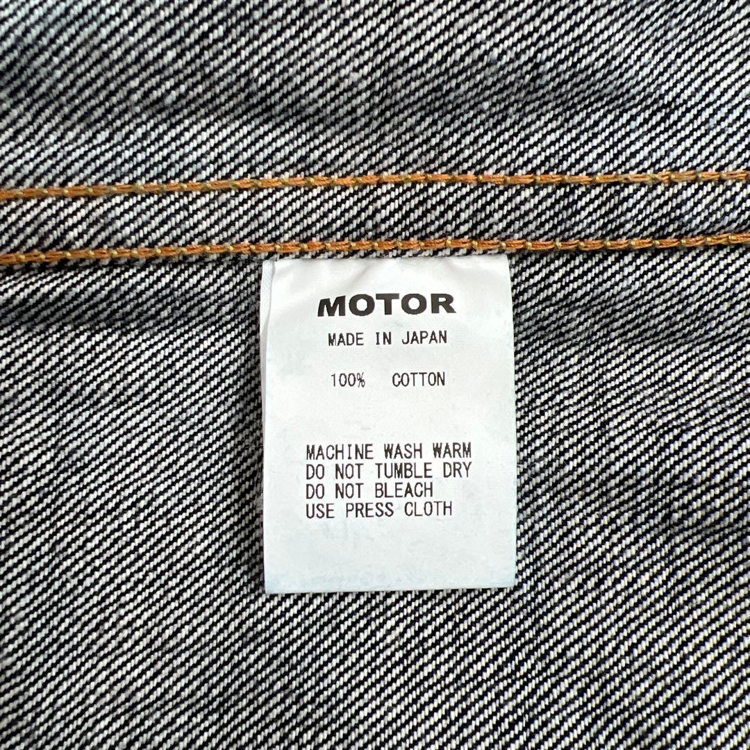 MOTOR インディゴデニムジャケット