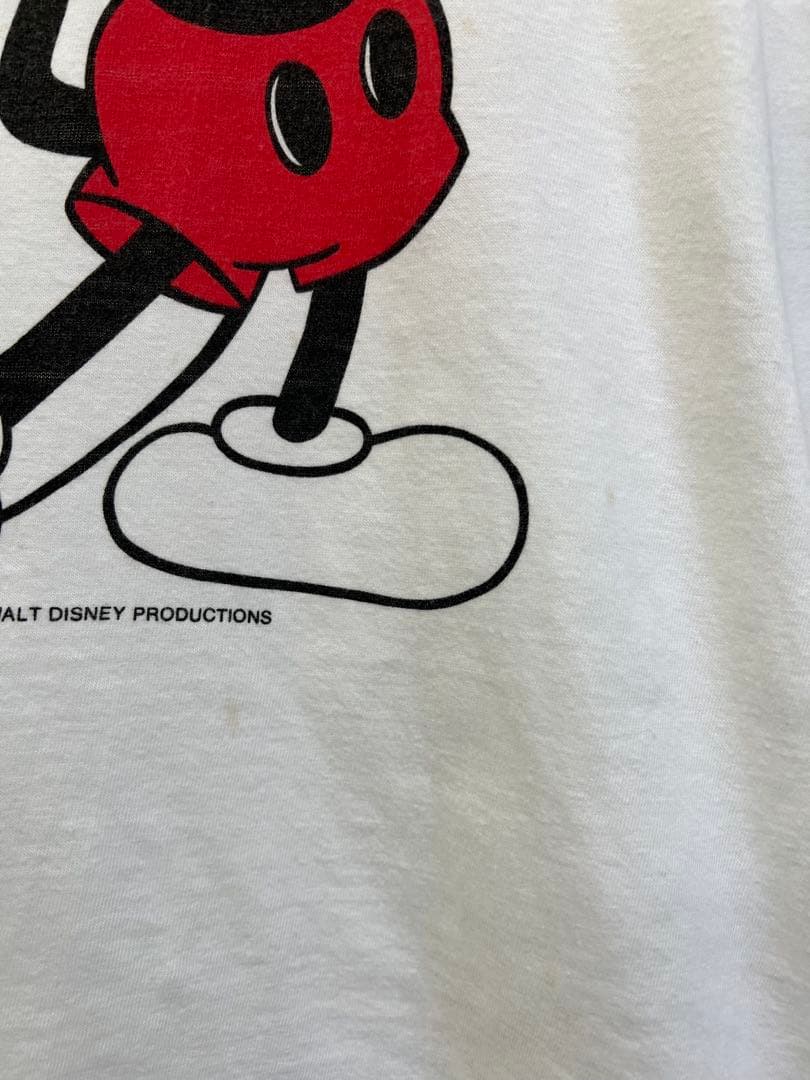 ミッキーマウス プリント Tシャツ