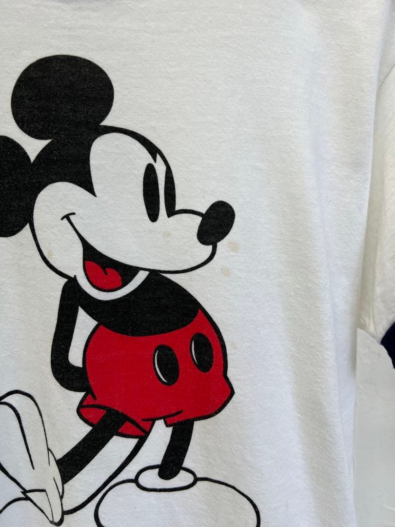 ミッキーマウス プリント Tシャツ