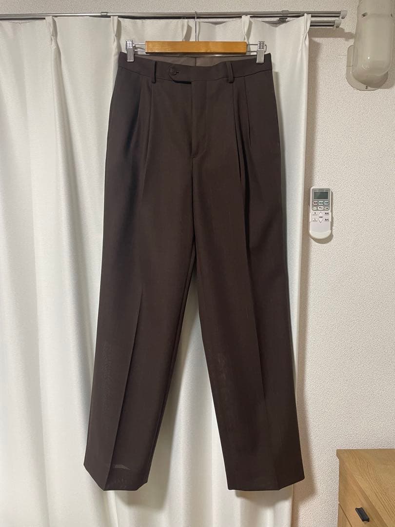 に*け様 AURALEE WOOL PANAMA STRIPE SET UP