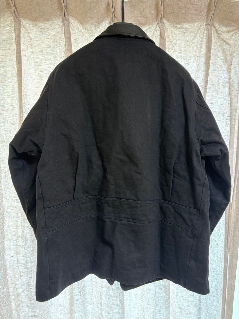 【サイズ1】comoli コモリ 25AW デニムレザー ワークジャケット