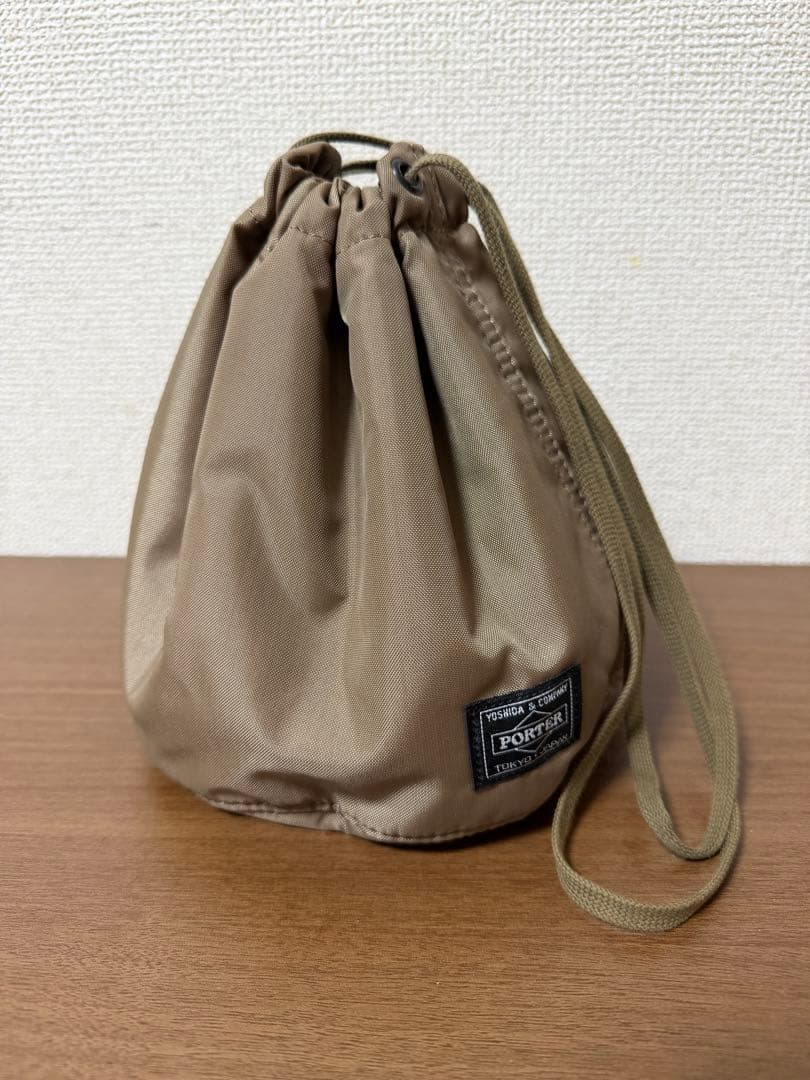 美品　ポーター×ネクサスセブン　巾着バッグ