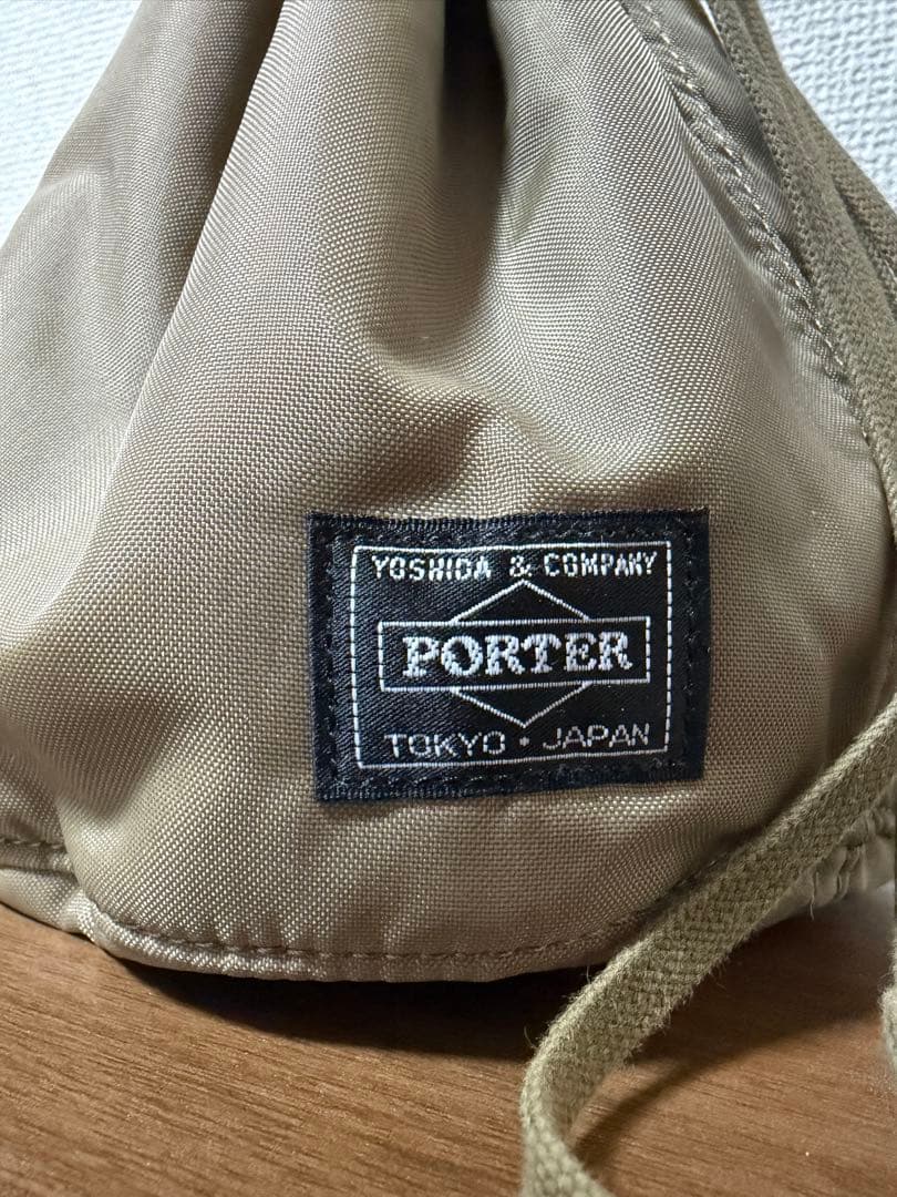 美品　ポーター×ネクサスセブン　巾着バッグ
