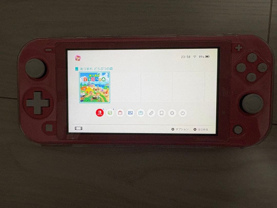 Nintendo Switch Lite ピンク本体、あつ森、充電器3点セット