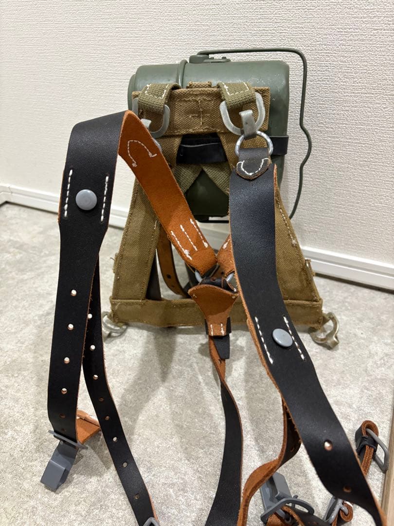 多*)様 ドイツ軍 Aフレーム 野戦用サスペンダー 代用飯盒セット 国防軍 WW