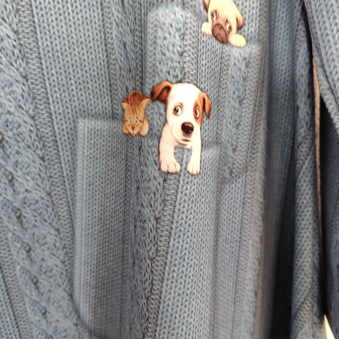 クニオコレクション 長袖チュニック M 青