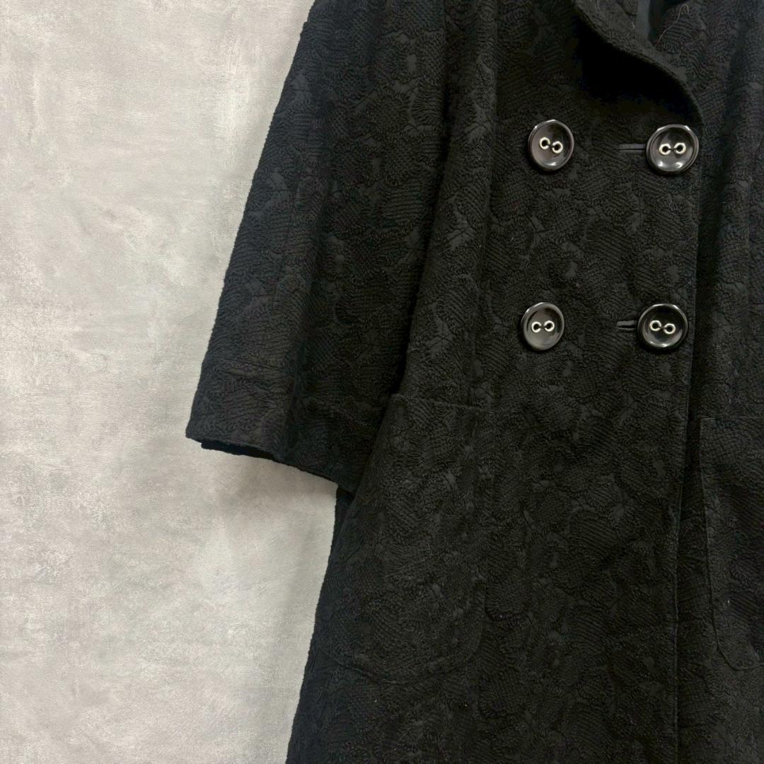 サイズ46 大きいサイズ TO BE CHIC ゴブラン コート N2448