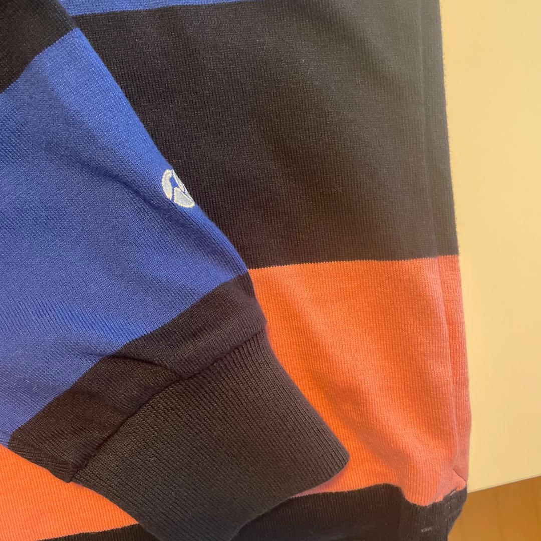 canterbury マルチカラー ストライプ ラガーシャツ