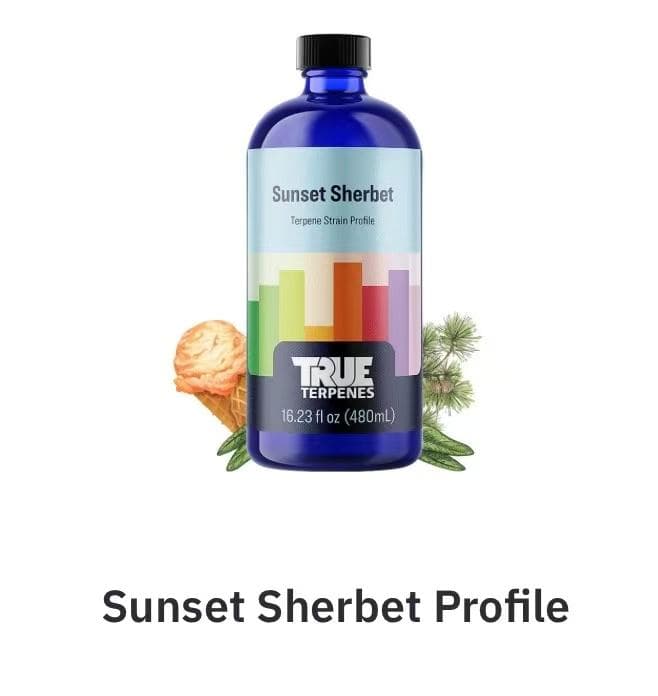 TRUE テルペン 香料 CBD CBN 10ml サンセットシャーベット