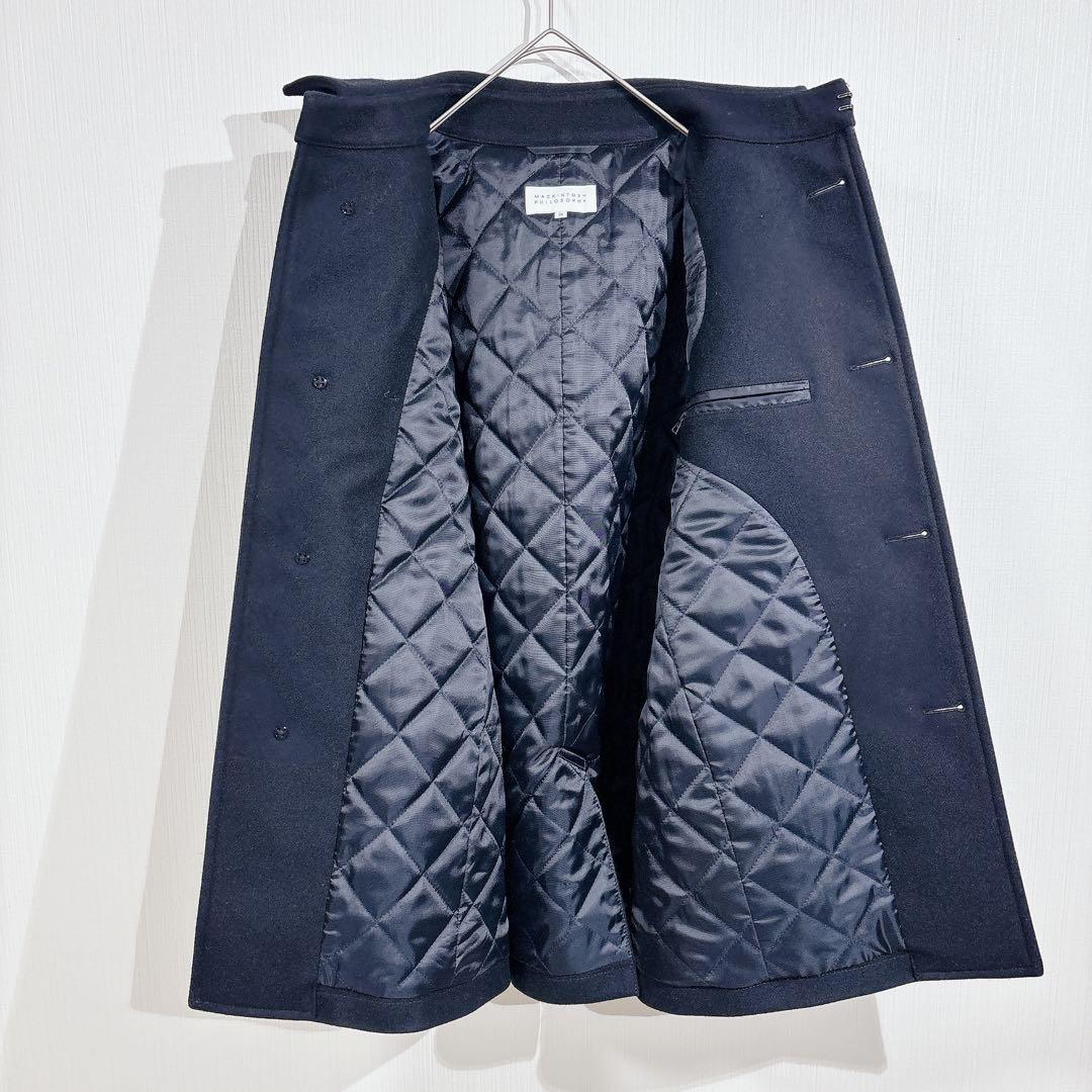 マッキントッシュフィロソフィー ピーコート　メルトン　ウール　コート　中綿