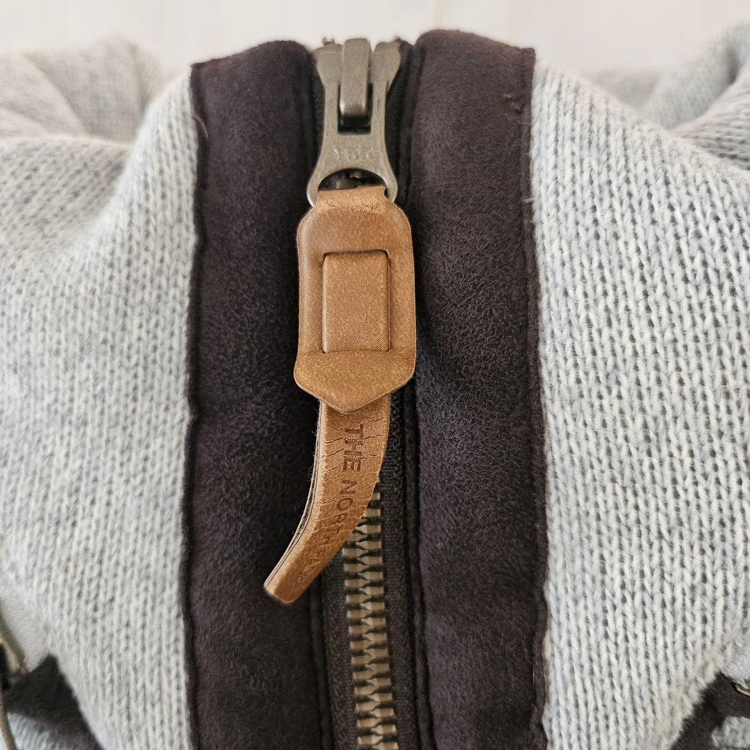 【希少】ノースフェイス　ダウンベスト　ライトグレー レディース L