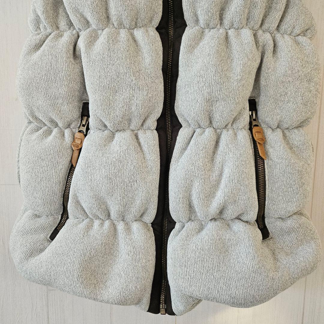 【希少】ノースフェイス　ダウンベスト　ライトグレー レディース L