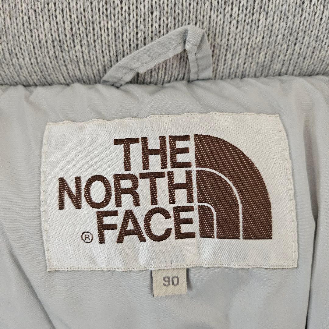 【希少】ノースフェイス　ダウンベスト　ライトグレー レディース L